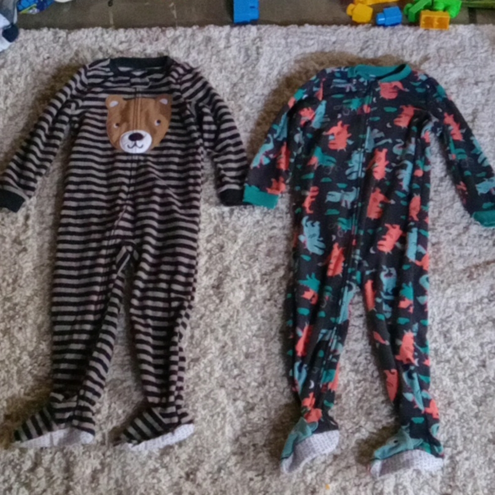 Toddler boy footsie pajamas part 2